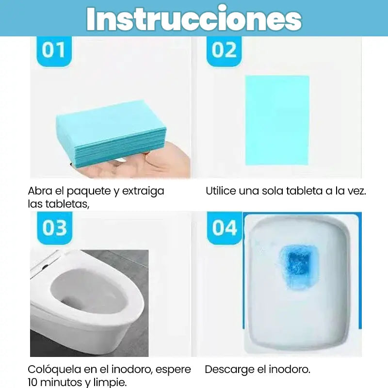 DeepClean - Pack de 120 tabletas concentradas (Transforma tu piso en minutos, sin esfuerzo)